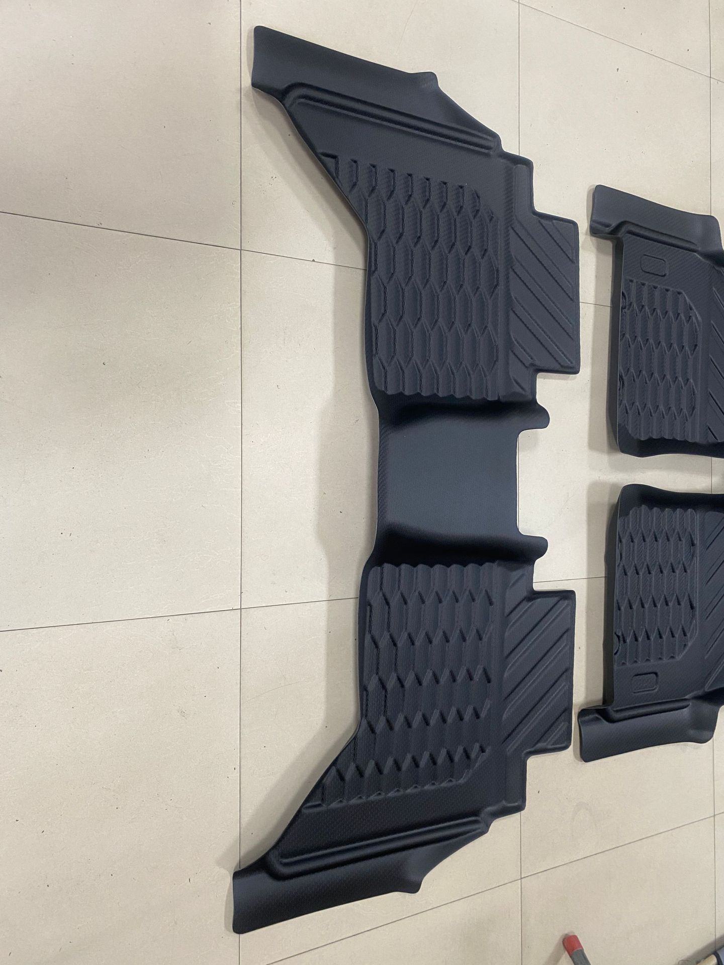 D-MAX Floor Mats 2020-2024 TPE Car Mats Anti-Slip Waterproof Black