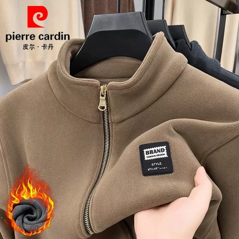 Pilkatan зимний бархат утолщенные австрийские пуховые молнии свитер мужская куртка бархат кашемировая теплая мужская одежда