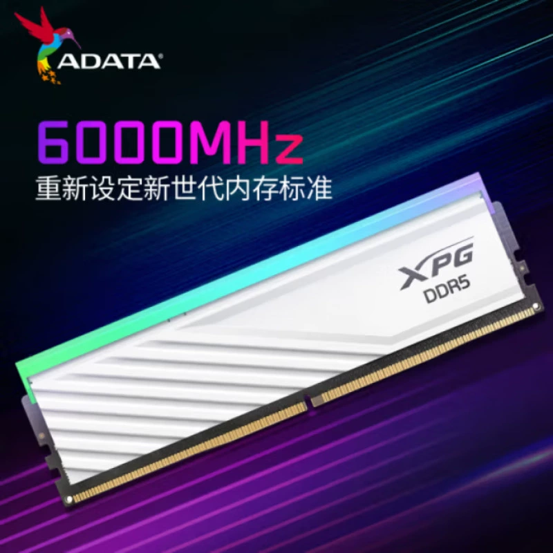 Оперативная память XPG D300G DDR5 6000 МГц, 16/32 ГБ, RGB радиатор, on-die ECC
