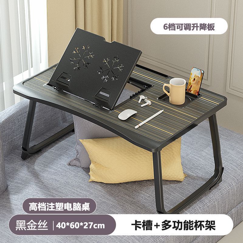 Fábrica directa mesa de computadora de cama pequeña mesa dormitorio plegable mesa de estudio ventana flotante computadora portátil plegable perezosa