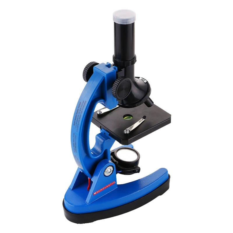 Детский и студенческий Биологический микроскоп высокой четкости, мощный металлический микроскоп с источником света, подарок на день рождения, экспериментальное исследование