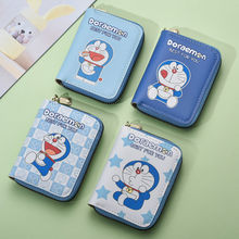 新款哆啦A梦卡包可爱卡通叮当猫零钱包男女式蓝胖子防消磁卡夹套