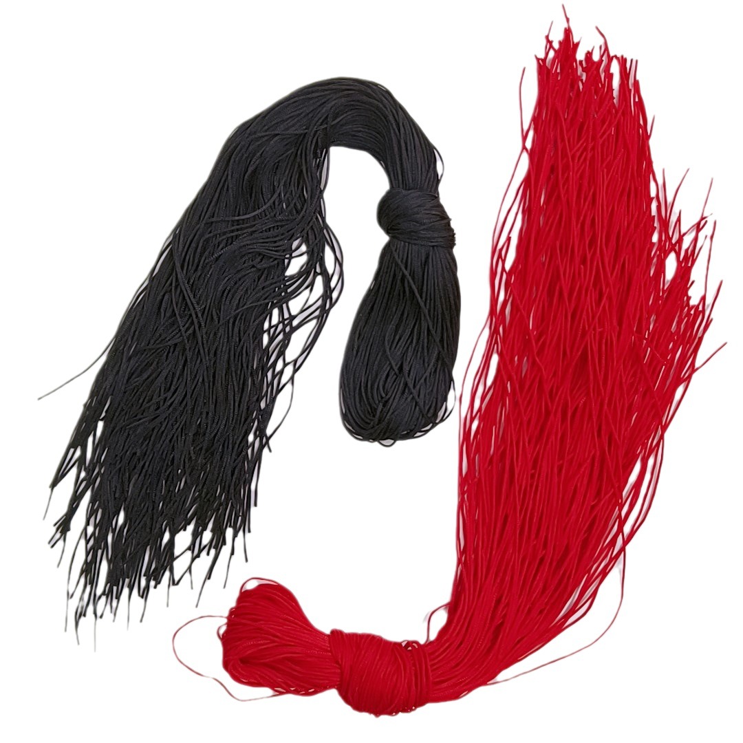 검은 고급 목걸이 로프 약 60cm