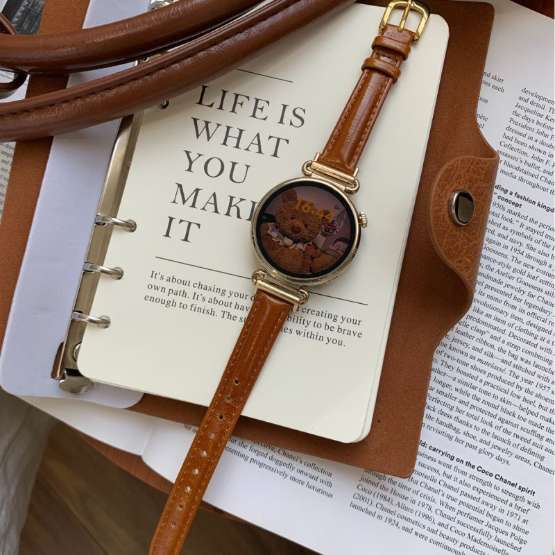 Oil-Waxed Calfskin Leather Strap Suitable for Huawei Gt4/Gt6/Gt5Pro Watches Watch3/Fit3/Fit4 Wristbands Oil-Waxed Calfskin Leather Strap Suitable for Huawei Gt4/Gt6/Gt5Pro Watches Watch3/Fit3/Fit4 Wristbands