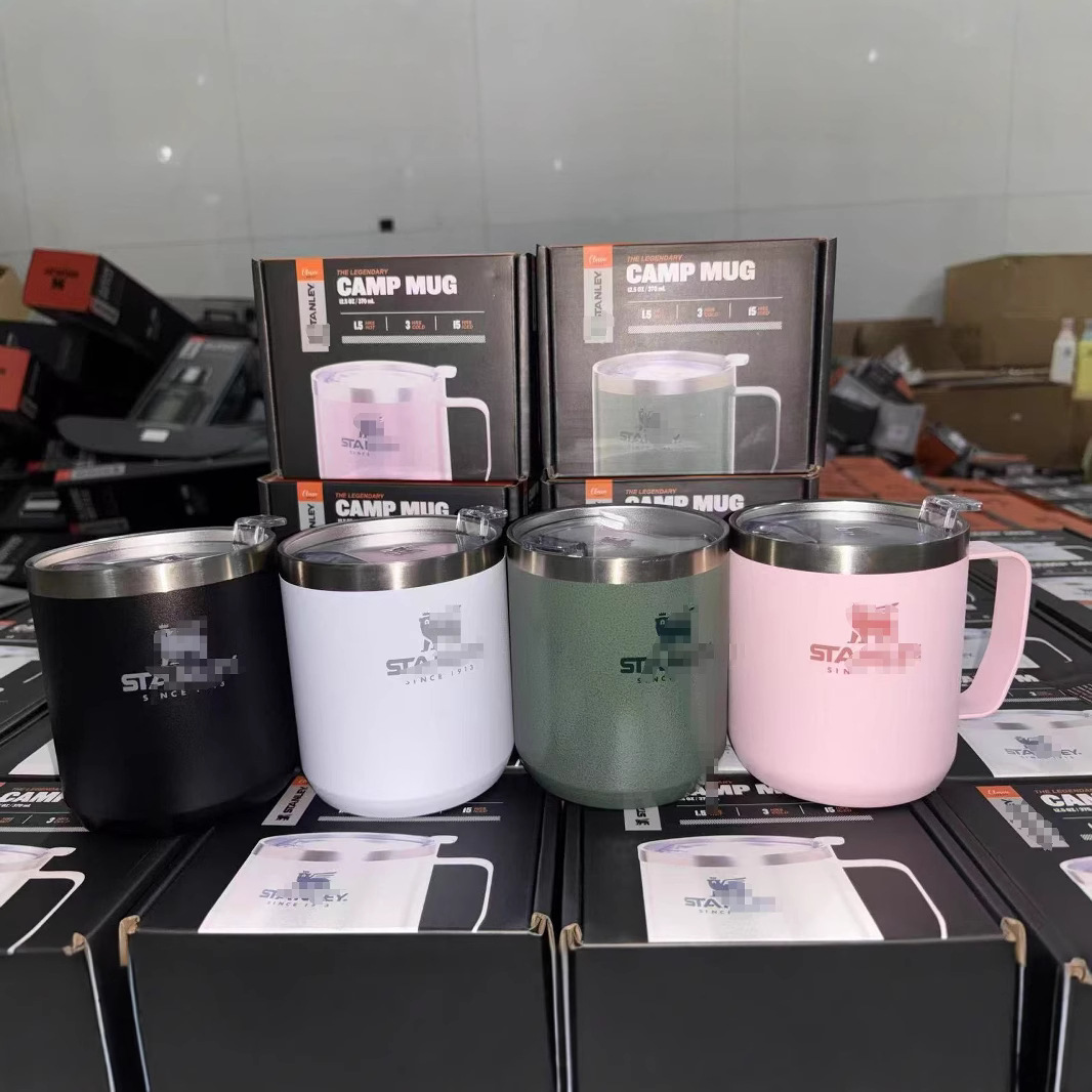 Stan.ley, EE. UU., Stan. Lee con un asa con una taza de agua de aislamiento y refrigeración de acero inoxidable 304, taza de té de oficina