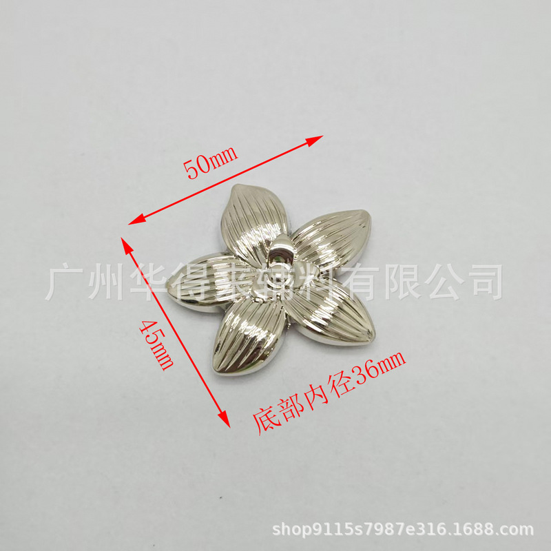 跨境立体花朵比基尼金属配件泳衣丝巾肩带对拉调节扣大衣装饰扣|undefined