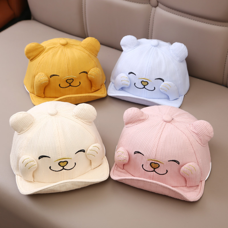 Cartoon Cat Baseball Cap for Baby Spring Summer Kids Boy Cross…