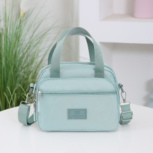 简约时尚单肩妈妈包新款洋斜挎包气质感潮搭大容量牛津布通勤挎包