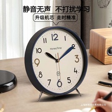 ∈简约座钟客厅2025新款静音桌面时钟摆台式钟表摆放式台钟创意摆
