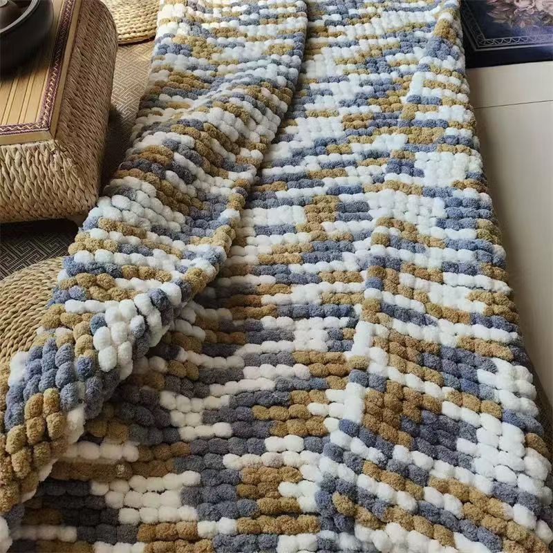 대리석 컬러 소재 패키지_실볼 5개 + 도구 (뜨개질 스카프 1.6m * 16cm )