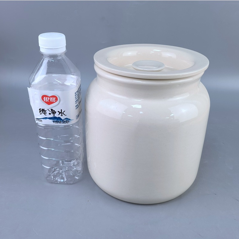 lata de manteca de cerdo doméstica cubierta de correa de cerámica resistente a altas temperaturas cocina de manteca de cerdo especial para manteca de manteca de cerdo