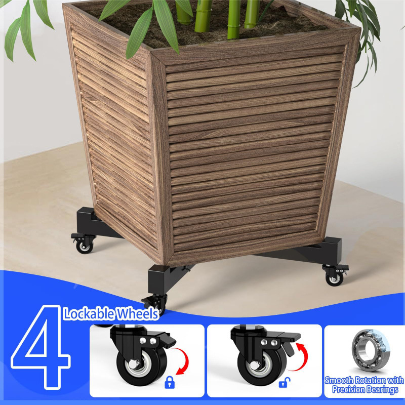Adjustable European-style wrought iron metal potted plant storage…