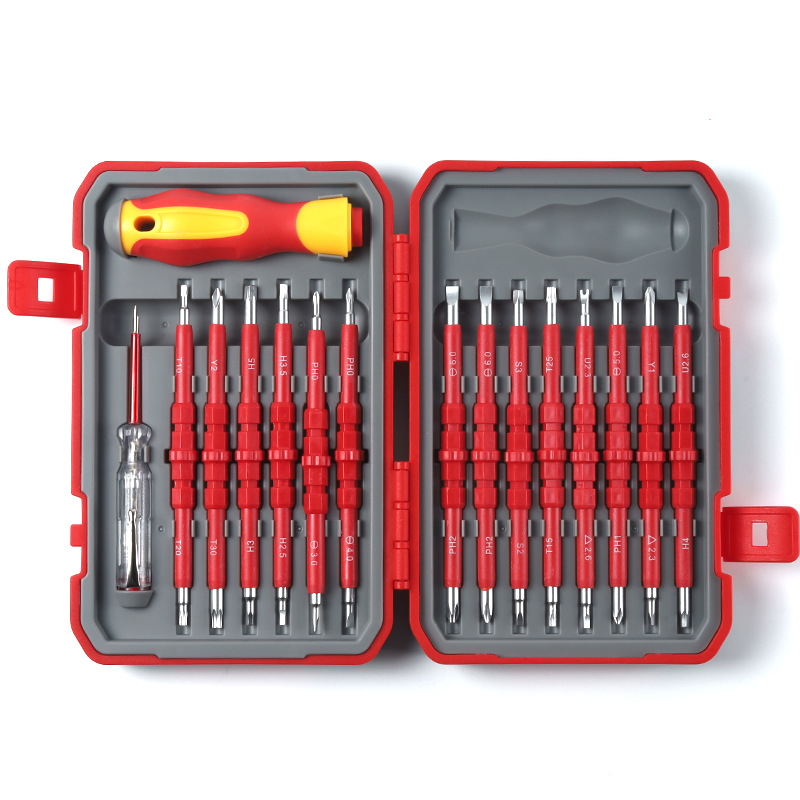 Manufacturer Supplies 30-in-1 Screwdriver Set, Strong Magnetic Precision Cross Bit, Multi-Functional Mobile Phone Repair Tool Set