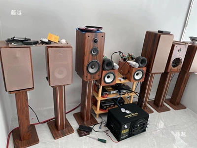 three-way speaker test cabinet with: Car speaker/subwoofer