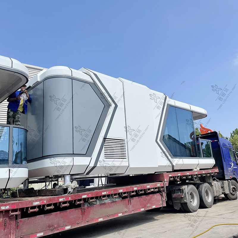 Alojamiento y desayuno cápsula espacial Internet celebridad paisaje campamento cama y desayuno habitación cabaña de alta gama móvil cama y desayuno espacio cápsula habitación integrada