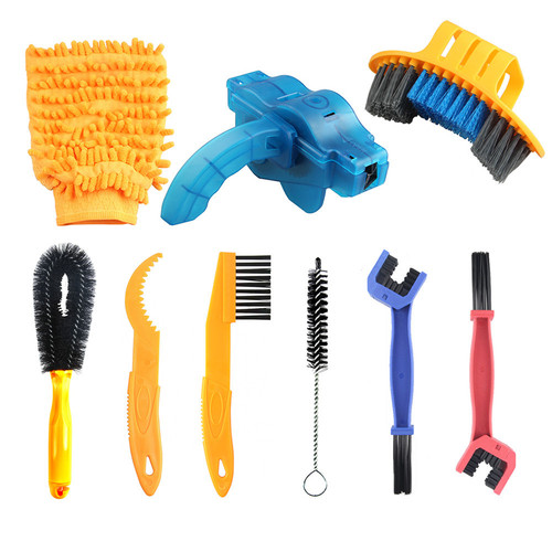 Bicycle chain washer cleaning brush set chain mountain bike accessories maintenance tool cleaning brush 20 styles