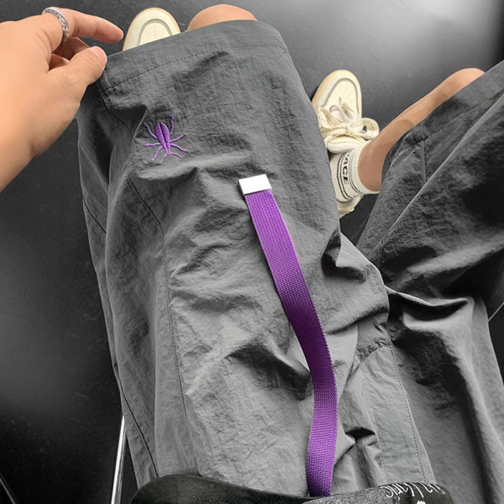 Shake transfronterizo americano de secado rápido pantalones cortos de verano delgados retro callejero de hombre puede suelto pantalon deportivo versátil