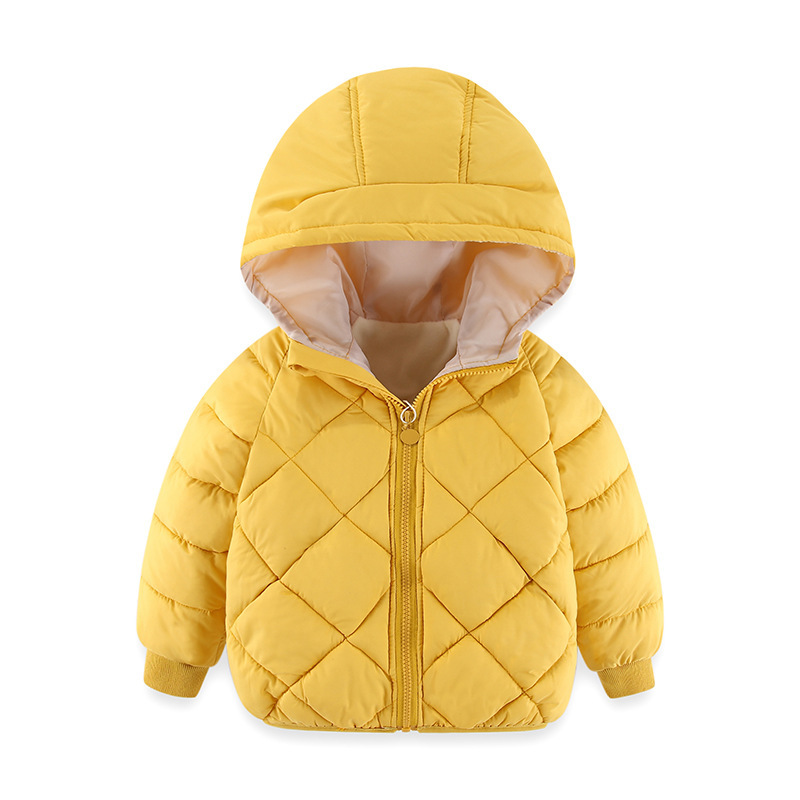 Otoño e invierno Abrigo acolchado de algodón para niños Abrigo con capucha engrosada para hombres y mujeres Abrigo acolchado de algodón para niños de estilo coreano
