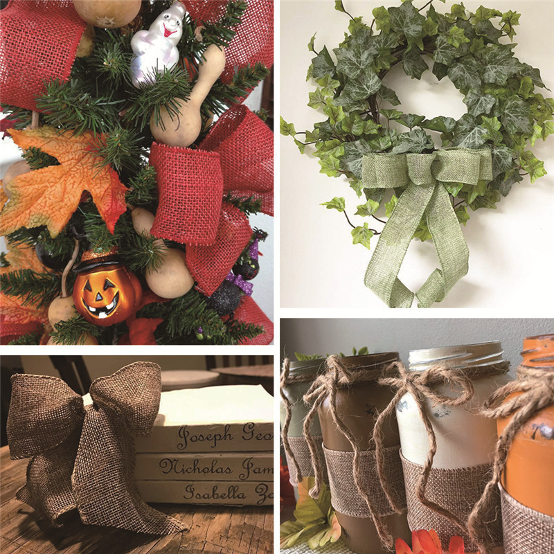 Amazon nuevo jardinería casera de color sólido borde cape arco decoración cape imitación de lino diy conjunto de accesorios