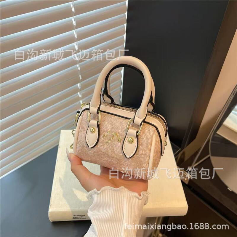 跨境经典印花bags欧美洋气小方包2025新款C家通勤个性时尚手提包|undefined