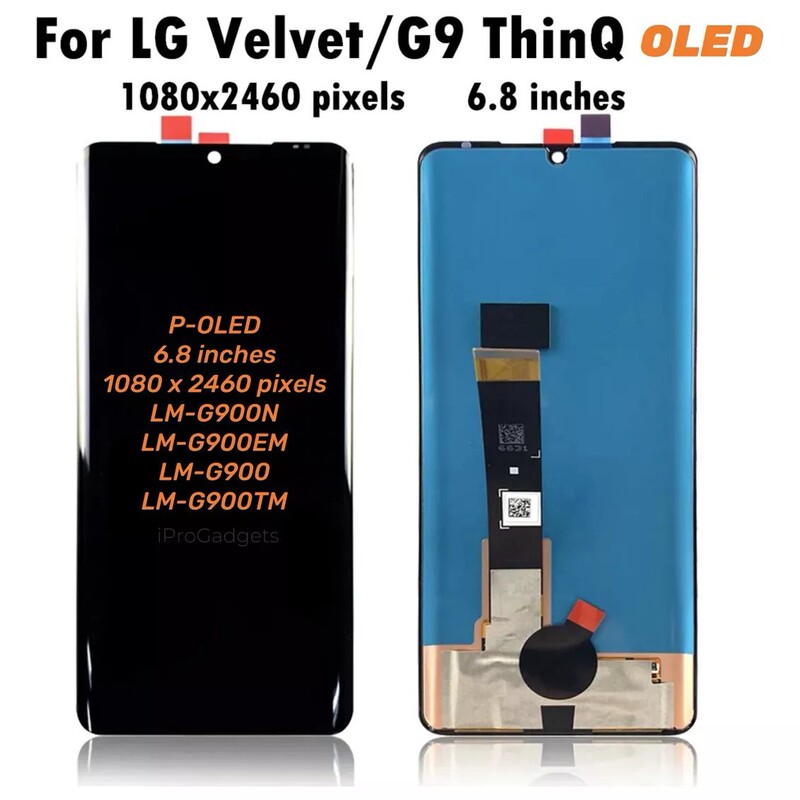 For LG Velvet 5g G9 screen assembly LG900 G9Thinq G910 screen assembly with frame
