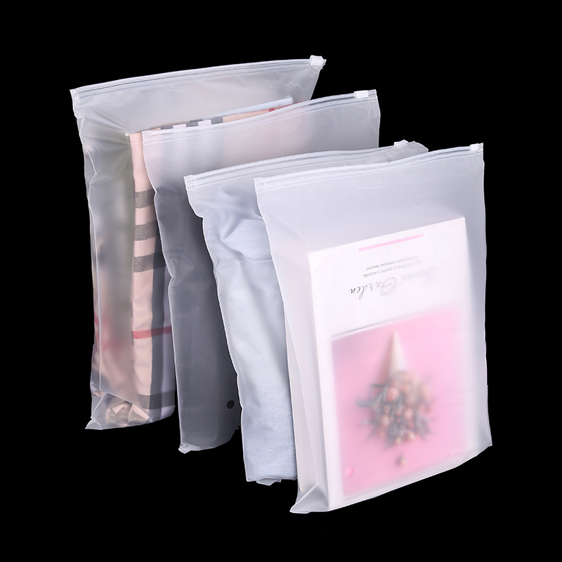 Sanding zipper bag printing EVA clothing zipper bag wholesale PE transparent underwear packaging bag t-shirt packaging bag
