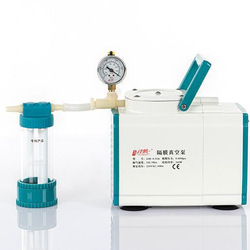 天津津腾GM-0.33A隔膜真空泵（含截流瓶）医用精密真空系统