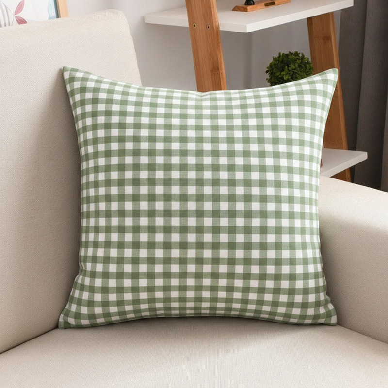 Cojín de asiento de algodón y lino para oficina y sofá