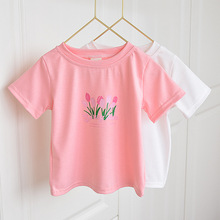 女童夏装短袖2024儿童公主上衣女宝宝半袖体恤夏季小童装韩范爆款