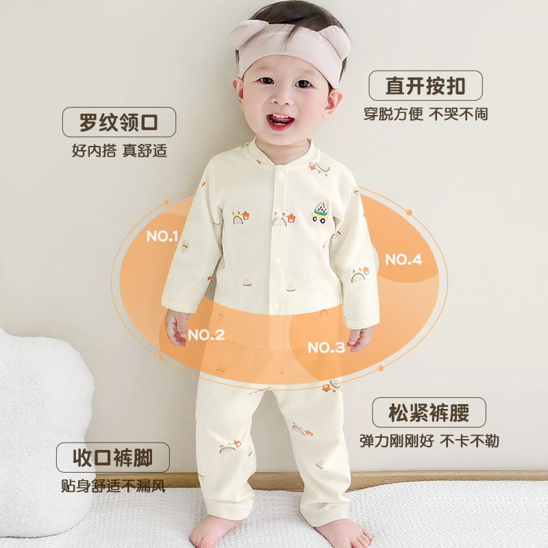 Primavera, otoño, invierno, ropa interior para bebés, algodón puro recién nacido, calentamiento para hombres y mujeres, ropa interior para niños, pantalones de otoño para bebés