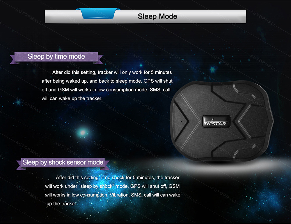 Tkstar905 Strong Magnetic Gps Locator Suitable for Car Motorcycle Battery Car Positioning Tracking