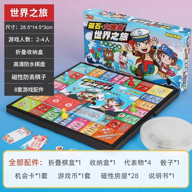 Monopoly, World tour, Journey to China, медный игрушка, настольная игра, оптовая