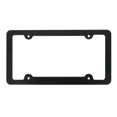 Cross-Border Foreign Trade American Standard Aluminum License plate holder/license plate holder - xc-w059-steel-black