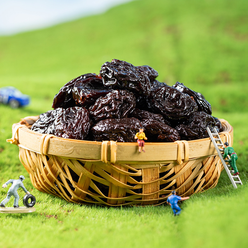 American California Big Plum 500g Black Plum Dried Fruits for Pregnant Women Snacks Candied Non Xinjiang Black Plum