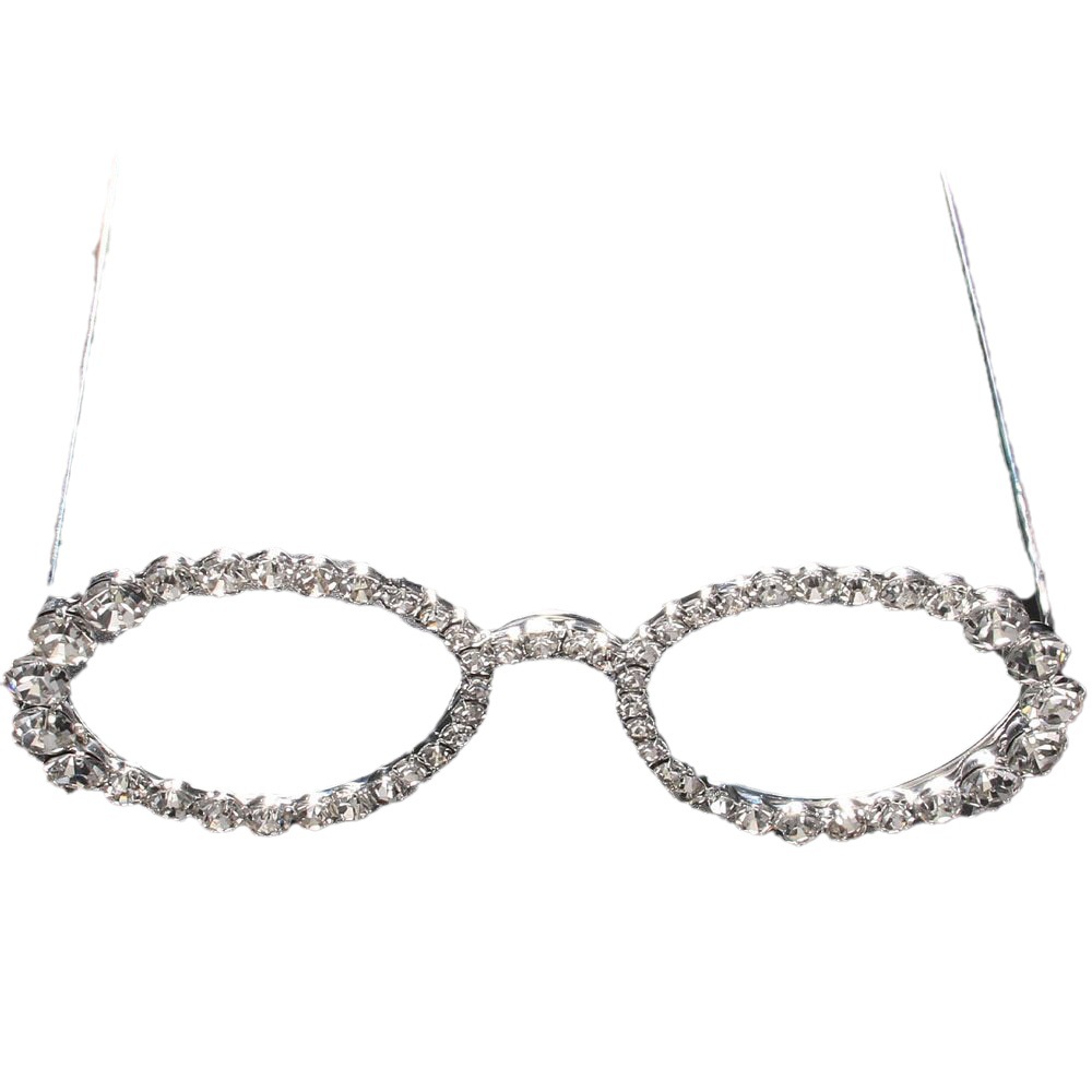 AliExpress Venta caliente rhinestone gafas Marco europeo y americano personalidad hip hop gafas redondas marco