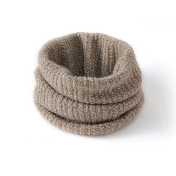 Thickened cashmere neck warmer, cold-resistant, pull-over neck cover, neck protector, warm knitted faux collar for couples, wholesale from export factory