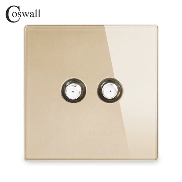 Glass Gold Dual Satellite