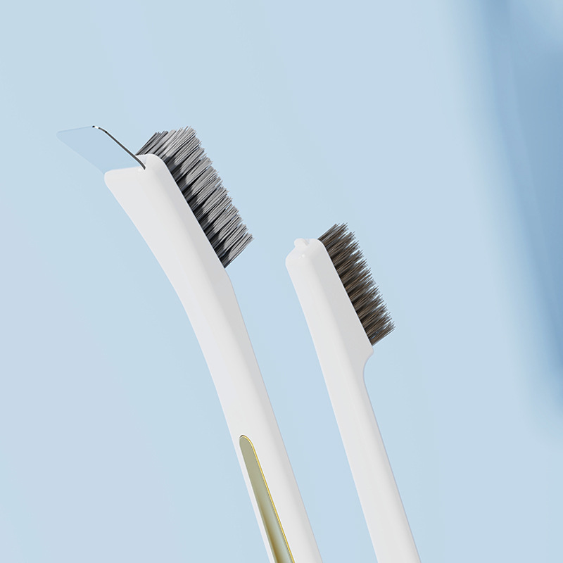 調理台洗浄ブラシ家庭用多機能両面ソフト毛ハードブラシキッチンガスコンロブラシ隙間シャベル付きブラシ|undefined