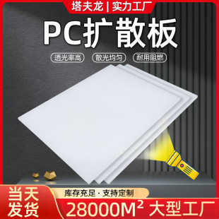 生产厂家 光扩散PC板单面双面磨砂阻燃LED灯光散光面板圆形采光罩-阿里巴巴