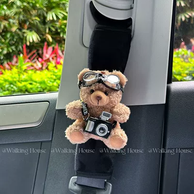 Seat belt shoulder pad: and High-End, Maillard Bear
