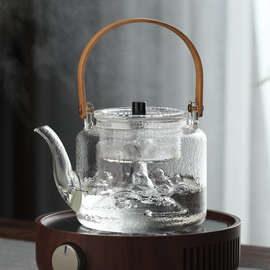 玻璃煮茶壶可明火电陶炉围炉提梁烧水壶耐高温养生壶茶器具