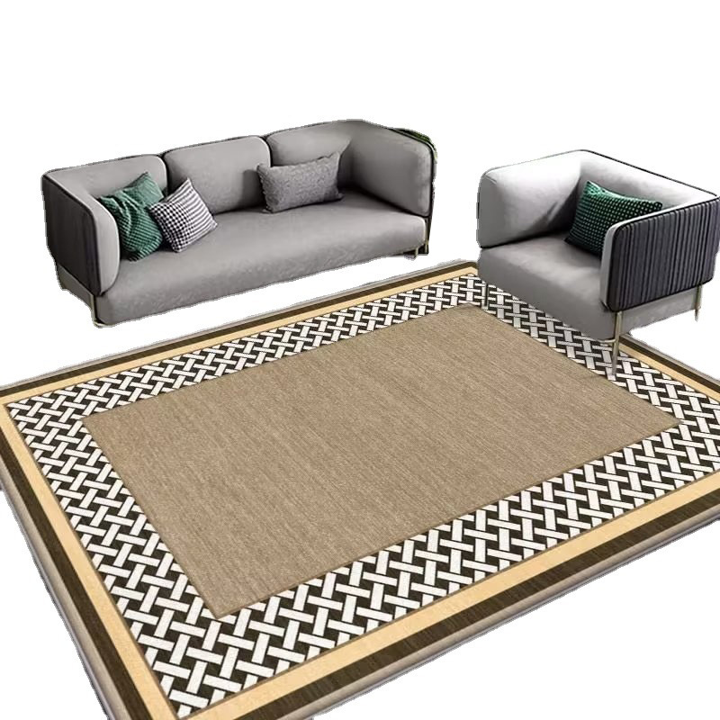 Italiano minimalista cristal terciopelo ins estilo sala de estar alfombra absorbente dormitorio cama manta sala de estar baño piso mat