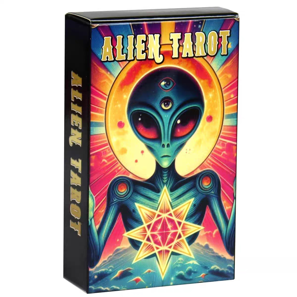 Alien Tarot Party Game English Card Deck For Game Nights_voghion.com