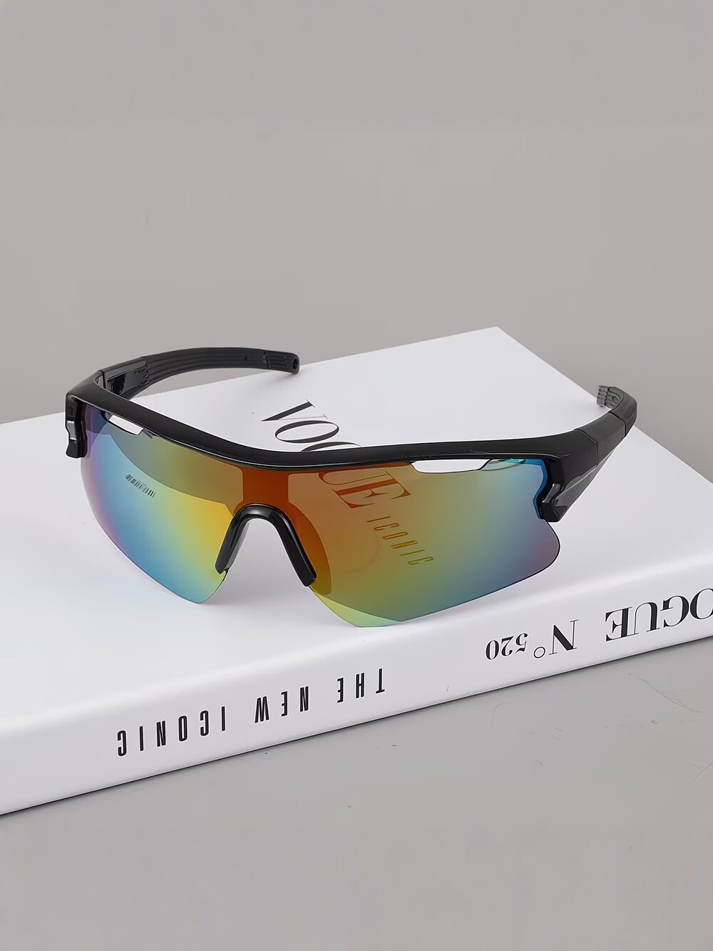 Gafas de Sol para Correr y Ciclismo de TR90, A Prueba de Viento, Protección UV