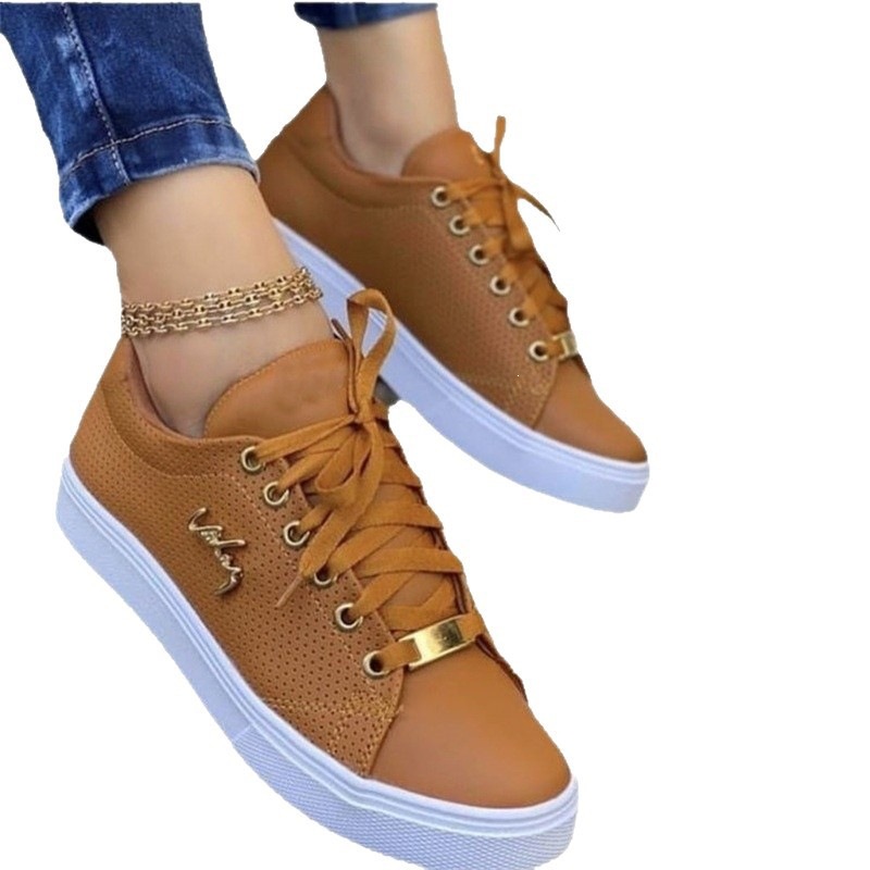 Comercio exterior transfronterizo zapatos de talla grande para mujeres 2026 primavera nuevo estilo europeo y americano Amazon cabeza redonda zapatos de moda transfronterizos de mujer