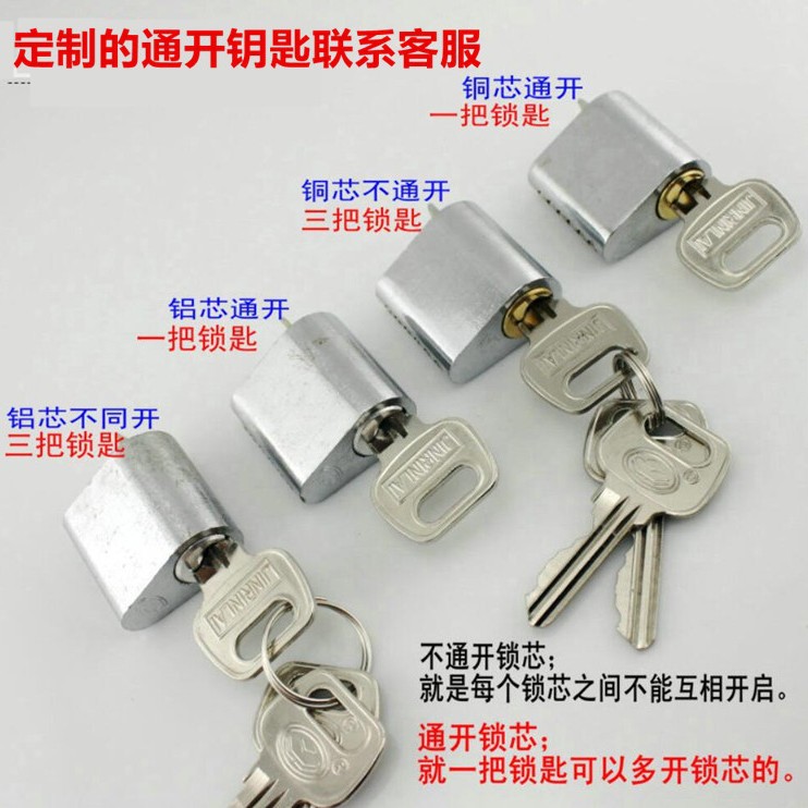 Cerradura de puerta cortafuego cerradura de puerta de seguridad Puerta de canal de acero inoxidable manija de puerta de escape cilindro de cerradura de puerta doble tipo universal