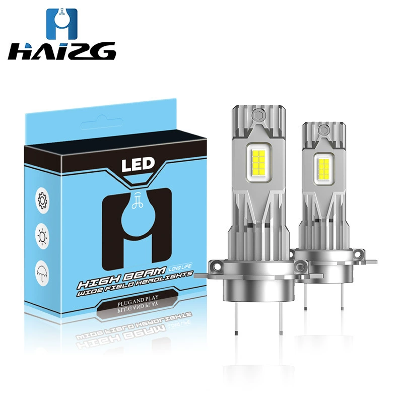 跨境外贸爆款LED汽车大灯直插D8P H1 H3  9005 9006 H4  H7高亮聚