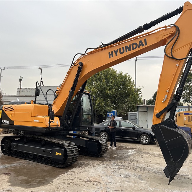 Exportación colombiana de segunda mano Hyundai 220 - 9 305 - 9 excavadoras stock suficiente garantía de calidad image 6