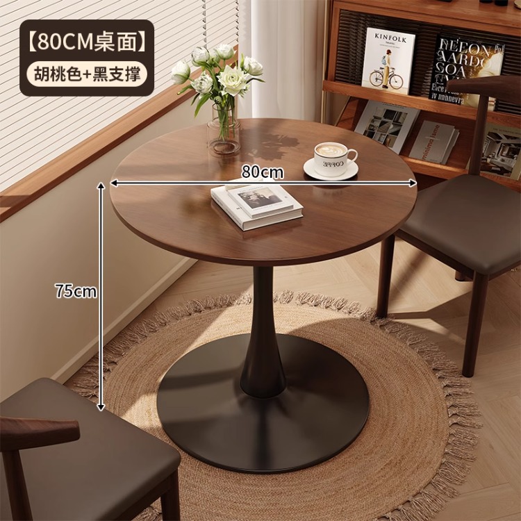 Mesa de centro, mesa de negociación de ocio, combinación de mesa y silla, sala de estar, mesa lateral para el hogar, mesa de café, balcón simple de tulipanes, mesa redonda pequeña