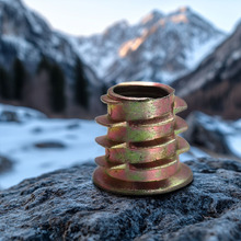 max有介锌内外牙螺母锌合金内六角家具螺丝预埋件连接件M4M5M6M8